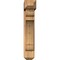 Ekena Millwork Olympic Craftsman Smooth Bracket w/ Offset Brace, Western Red Cedar, 7 1/2"W x 28"D x 40"H BKT0806X28X40OLY04SWR - alternate 4